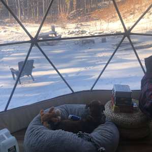 Geodesic Dome at Quarry Brook
