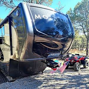 Timberon NM Gulf & RV campsite.