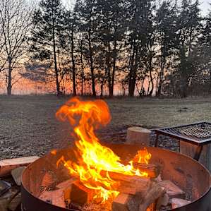 Sunset view from site #9