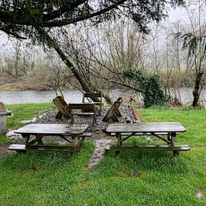 Tables and River right there!