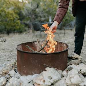 Primitive Hamilton Pool glamping