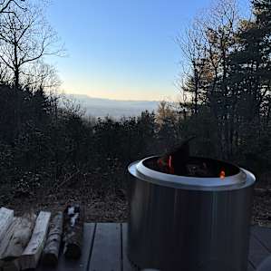 Remote Mountain Camping Platform