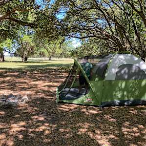 The Freckled Frog primitive camping