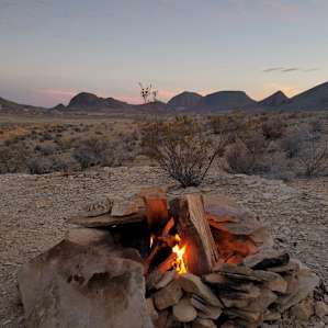 Cool nigjt ahead at site 5