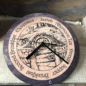 Loved this clock! It really made us feel that we were on Hobbit time