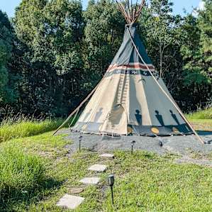 Towering Sioux Indian Tipi