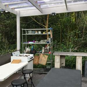 Check out this beautiful outdoor kitchen!