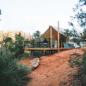 Water Canyon Cliffside Tent 2