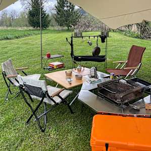 Camp setup.