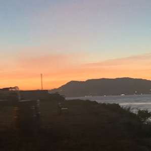 looking out over the Bay
