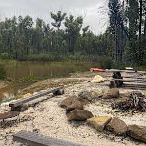 Camp fire area