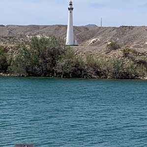 One of 27 replica lighthouses from all of the country on our bike ride.