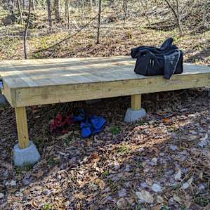 Grandmother Pine Tent Deck