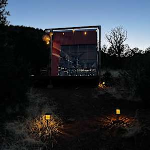 Cozy A Frame Tiny Cabin with Sauna!