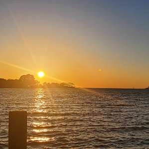 Sunset on the dock!