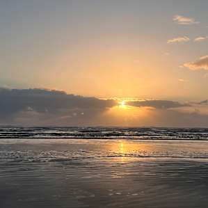 Beautiful sunsets at the beach