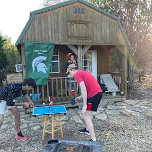 Mini Rustic Cabin and Camping