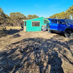 Mallee Scrub under a shady tree.