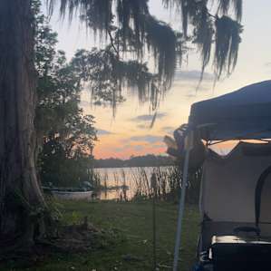 Grass Field Tent Camping