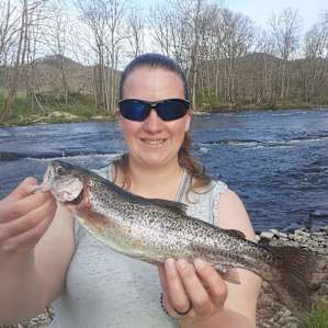 Great Fishing in the pigeon river!
Rainbow trout