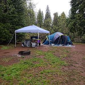Tent Site #6 Waterfront near Lassen