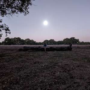 Camping on the banks of Moore River