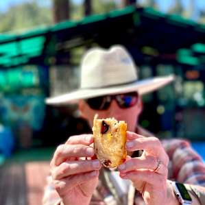 “Egyptian Bread from Wildflower Bakery in near by Freestone CA.