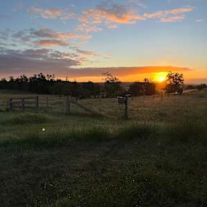 Beautiful views at sun up and sun down