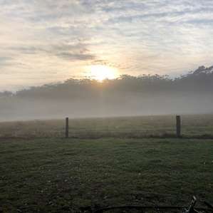 Sunrise from our campsite