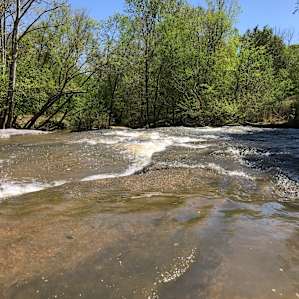 Waterfall camping close to CLT