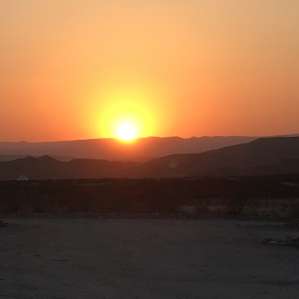 A gorgeous sunset.