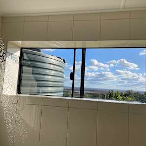 Shower with a view