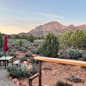 Desert yurt with spectacular views