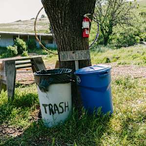 Trash and recycling facilities on the property (But you should #leaveitbetter and pack out your trash!)