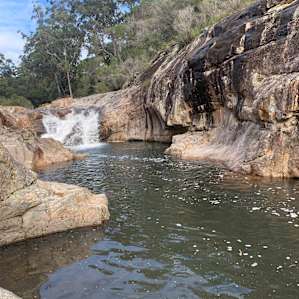 Waterfall not far from the property that you can swim in. Very refreshing!