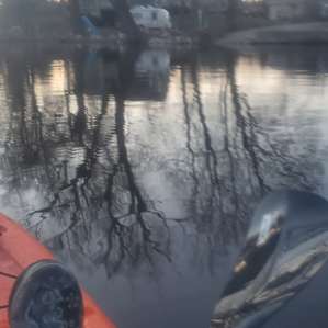 Paddle around the mill pond at the campsite