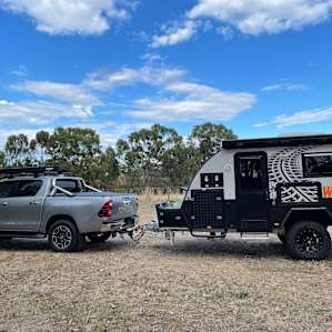 Sites easy to access and flat ground making van easy to level.