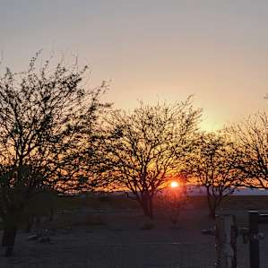 We were able to see a beautiful sunset....