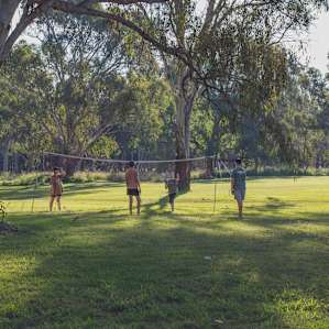 Lots of grassy areas to spread out and enjoy.