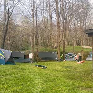 Tent camping