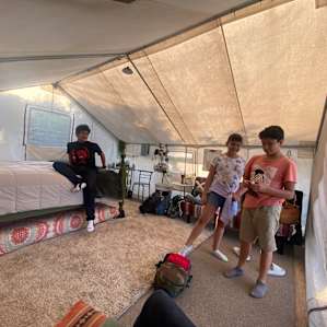 Primitive Hamilton Pool glamping