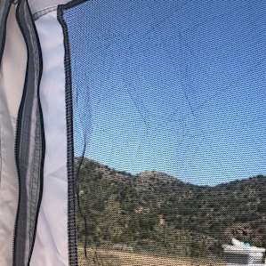 Morning view from our tent.