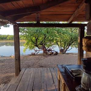 Rustic Log Cabin on Private Lake