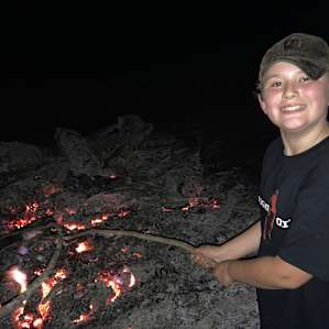 Anyone for toasted marshmallows by the bonfire with little man!