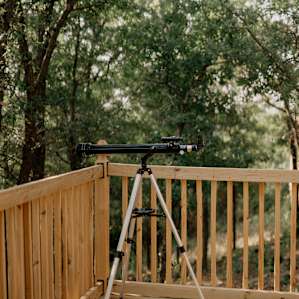 a telescope for extra viewing!
