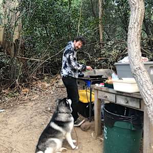 Creekside Glamping tent 1