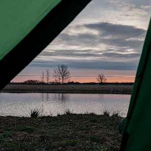If you position your tent right, you don't even need to leave the comfort of your sleeping bag to enjoy the sunrise.