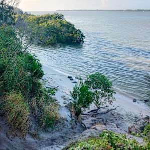 Camping at Burrum River, Woodgate