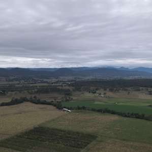 Ariel view looking south