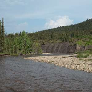 Downstream view from campsite